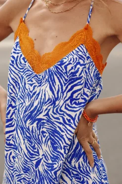 Dresses & Skirts*Freeman T. Porter Mia Zebrure dazzlingblue
