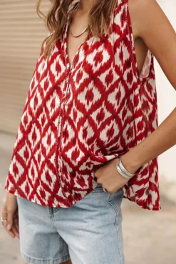 Tops & Shirts*Freeman T. Porter Nell Hippita salsa