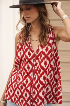 Tops & Shirts*Freeman T. Porter Nell Hippita salsa