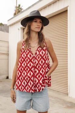 Tops & Shirts*Freeman T. Porter Nell Hippita salsa