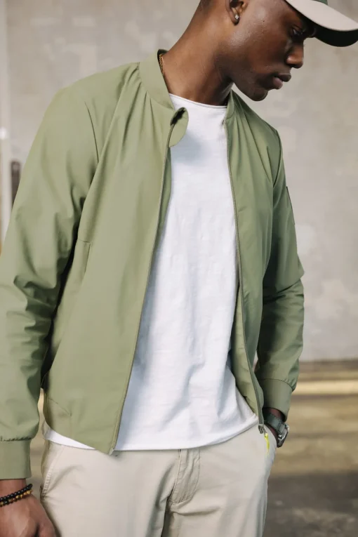Jackets & Overshirts*Freeman T. Porter Nelson Neo deeplichengreen