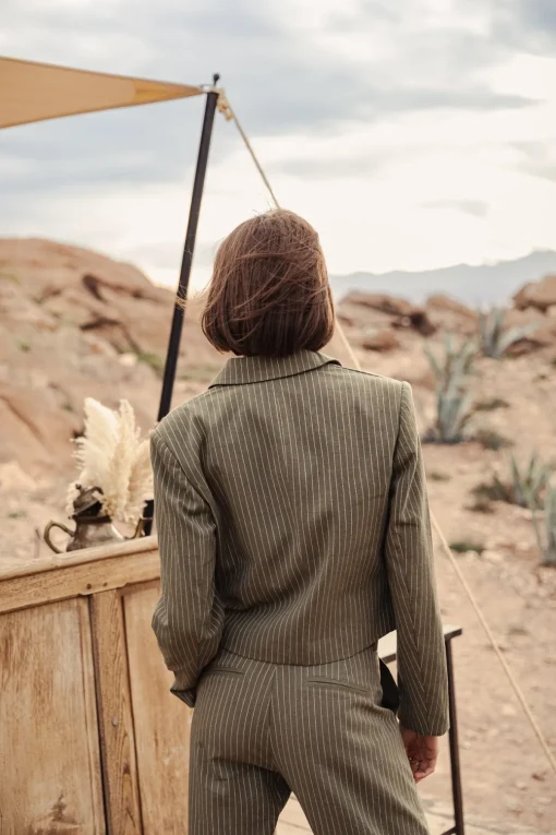 Jackets & Blazers*Freeman T. Porter Oceane Corsaire olivine