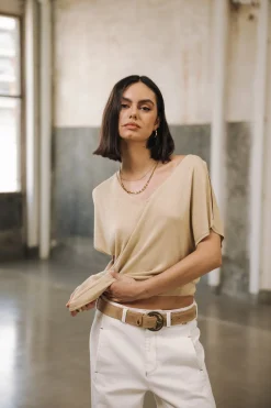 Mesh*Freeman T. Porter Paige lurex lightgold
