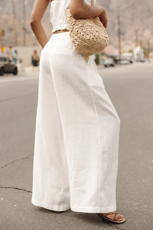 Large | High Waist*Freeman T. Porter Paolina Natural egret
