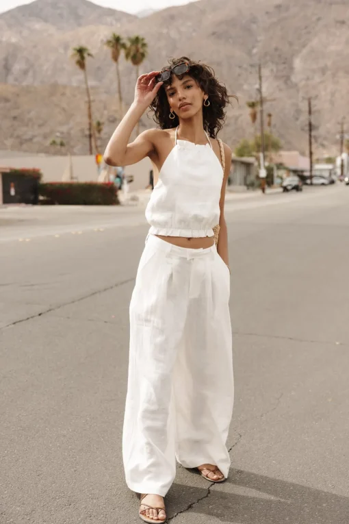 Large | High Waist*Freeman T. Porter Paolina Natural egret
