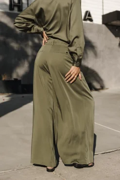 Large | High Waist*Freeman T. Porter Paolina Silken fourleafclover