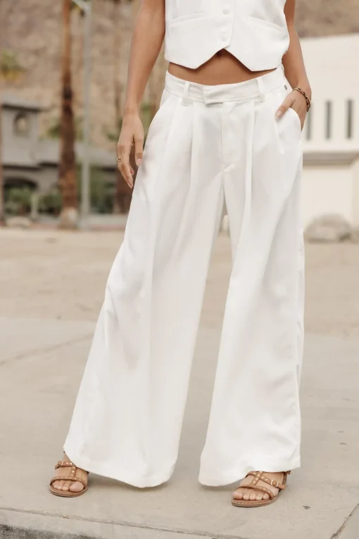 Large | High Waist*Freeman T. Porter Paolina Toscana offwhite