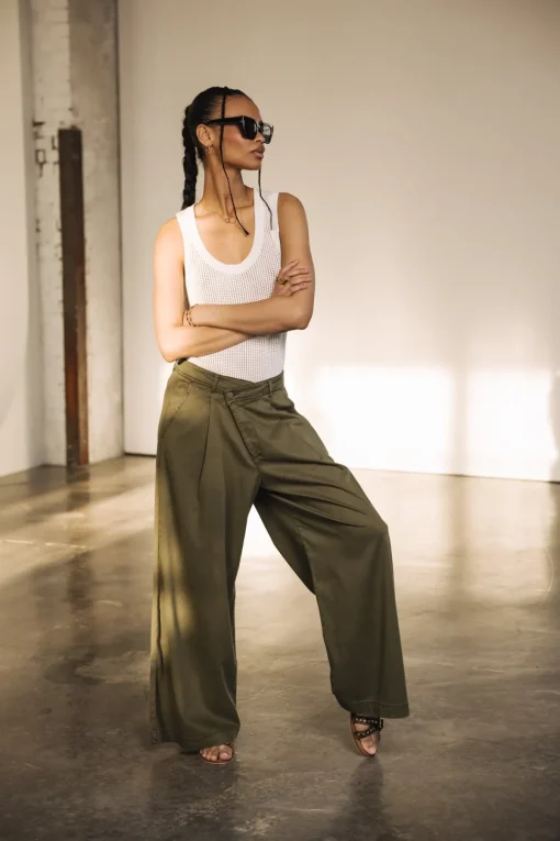 Large | High Waist*Freeman T. Porter Pattie khaki