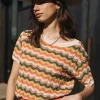Mesh | T-Shirts*Freeman T. Porter Pelona Wavy green