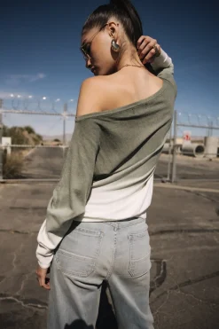 Mesh*Freeman T. Porter Persia Dip Dye deeplichengreen