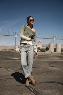 Mesh*Freeman T. Porter Persia Dip Dye deeplichengreen