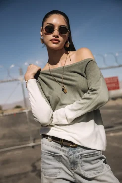 Mesh*Freeman T. Porter Persia Dip Dye deeplichengreen