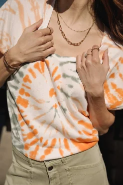 Mesh | T-Shirts*Freeman T. Porter Philia Snail orange