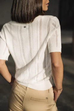 Mesh | T-Shirts*Freeman T. Porter Polane Rib offwhite