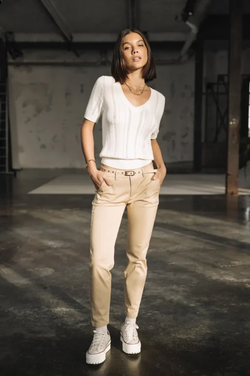 Mesh | T-Shirts*Freeman T. Porter Polane Rib offwhite