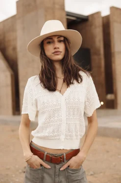 Mesh*Freeman T. Porter Pradda offwhite