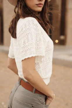 Mesh*Freeman T. Porter Pradda offwhite
