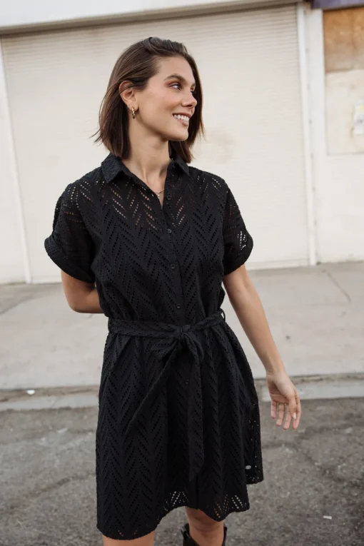 Dresses & Skirts*Freeman T. Porter Raffia Leaf Lace black