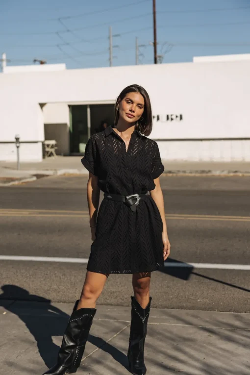 Dresses & Skirts*Freeman T. Porter Raffia Leaf Lace black