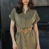 Dresses & Skirts*Freeman T. Porter Raffia Plain deeplichengreen