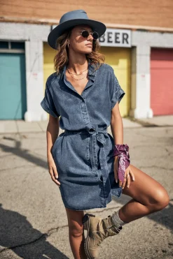 Dresses & Skirts*Freeman T. Porter Raffia Plain blue