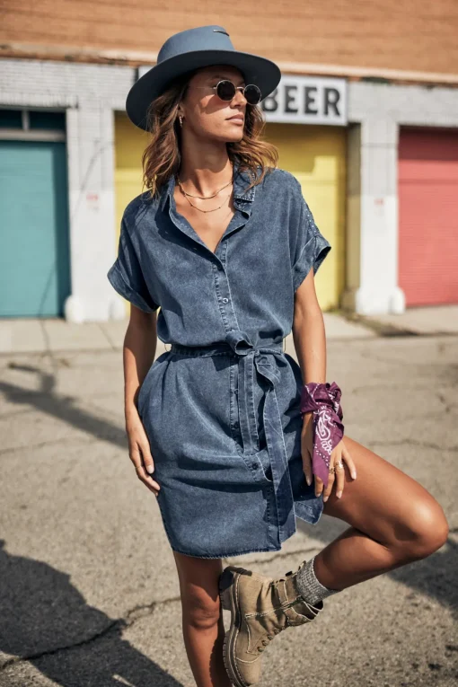 Dresses & Skirts*Freeman T. Porter Raffia Plain blue