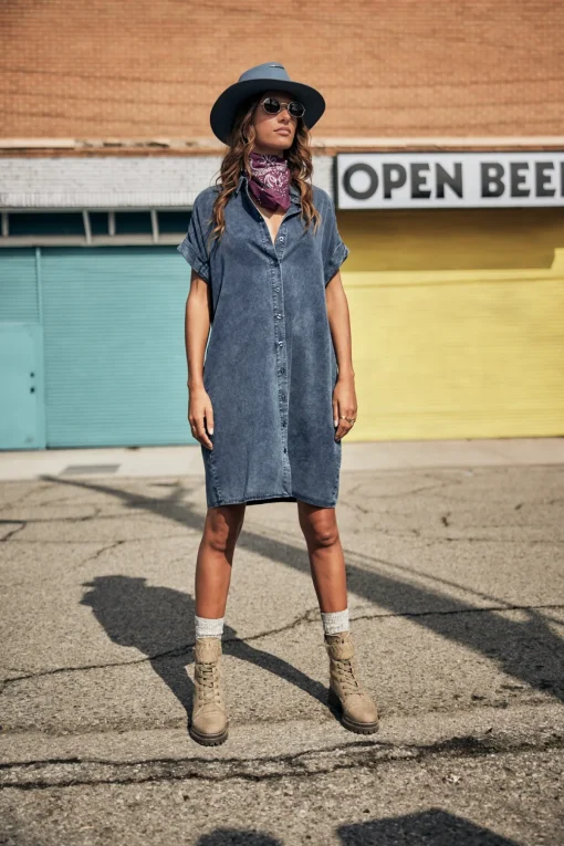 Dresses & Skirts*Freeman T. Porter Raffia Plain blue