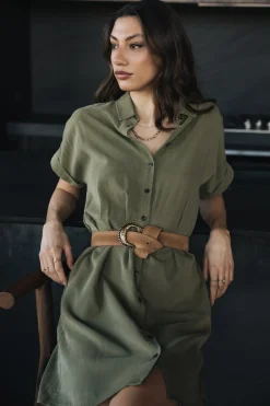 Dresses & Skirts*Freeman T. Porter Raffia Plain deeplichengreen
