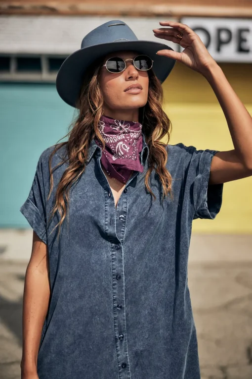Dresses & Skirts*Freeman T. Porter Raffia Plain blue