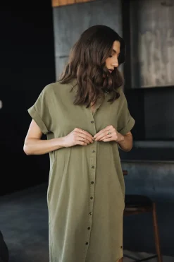 Dresses & Skirts*Freeman T. Porter Raffia Plain deeplichengreen