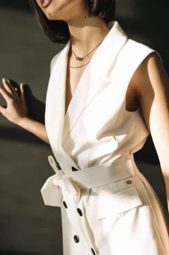 Dresses & Skirts*Freeman T. Porter Ranitina Plain white