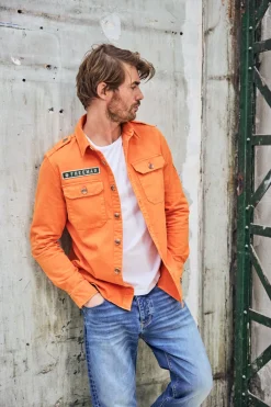 Shirts*Freeman T. Porter Raven Scrapper tangerinetango