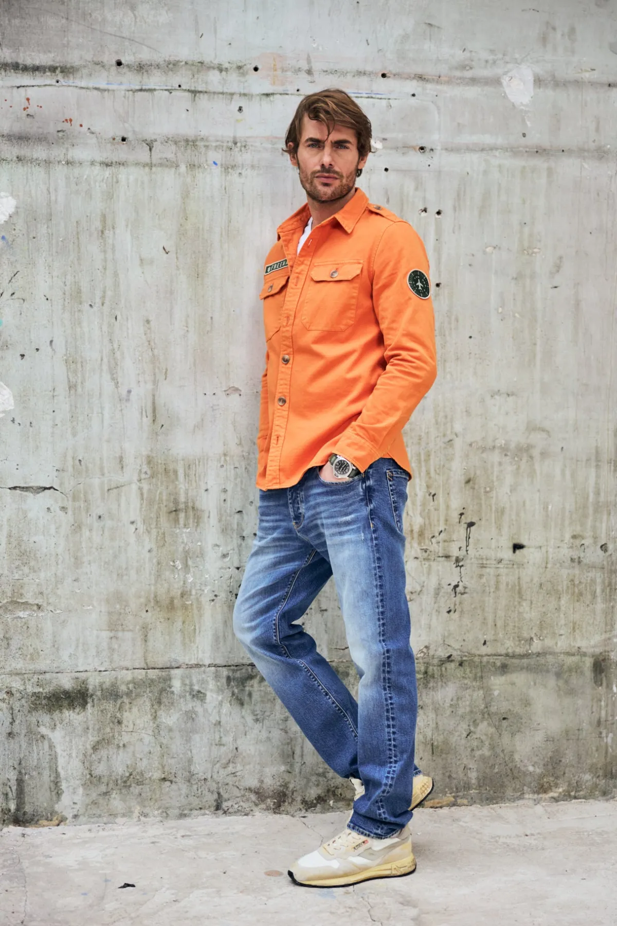 Shirts*Freeman T. Porter Raven Scrapper tangerinetango