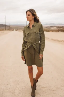 Dresses & Skirts*Freeman T. Porter Ravissa Plain khaki