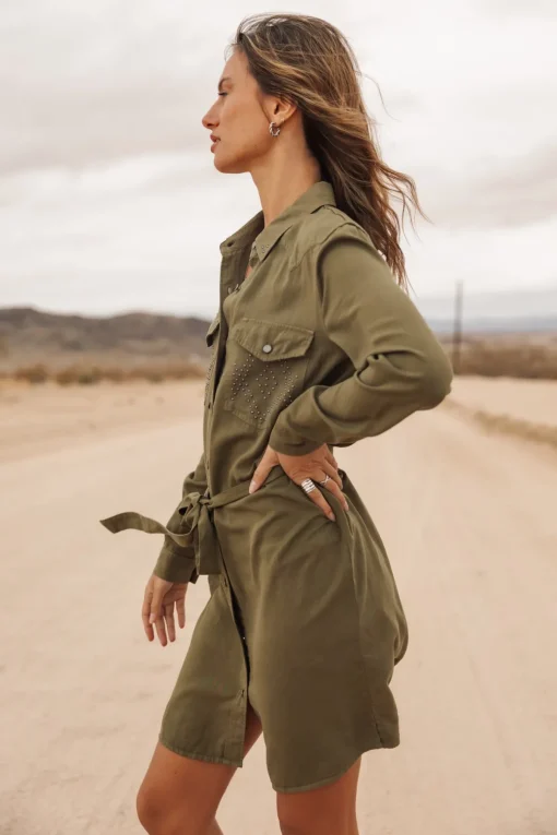 Dresses & Skirts*Freeman T. Porter Ravissa Plain khaki