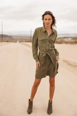 Dresses & Skirts*Freeman T. Porter Ravissa Plain khaki