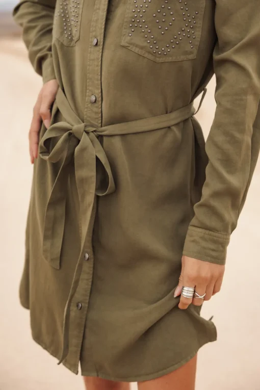 Dresses & Skirts*Freeman T. Porter Ravissa Plain khaki