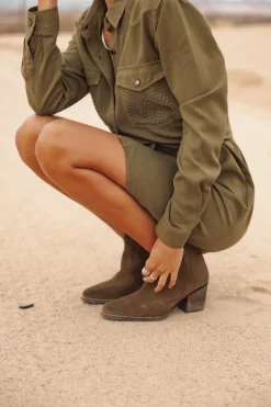 Dresses & Skirts*Freeman T. Porter Ravissa Plain khaki