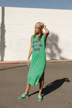 Dresses & Skirts*Freeman T. Porter Reave Hasta La Vista Glitter deepmint