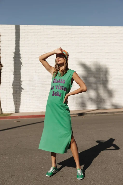 Dresses & Skirts*Freeman T. Porter Reave Hasta La Vista Glitter deepmint
