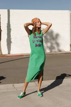 Dresses & Skirts*Freeman T. Porter Reave Hasta La Vista Glitter deepmint
