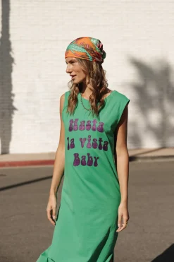 Dresses & Skirts*Freeman T. Porter Reave Hasta La Vista Glitter deepmint