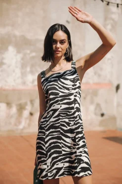 Dresses & Skirts*Freeman T. Porter Reca zebra white