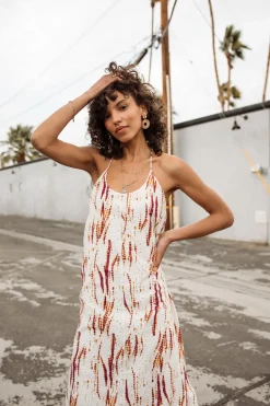 Dresses & Skirts*Freeman T. Porter Reeda Desert Tie u0026 Dye egret