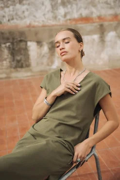 Dresses & Skirts*Freeman T. Porter Reel Plain ivygreen