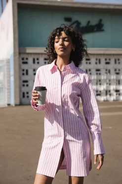 Dresses & Skirts*Freeman T. Porter Restine Stripes pink