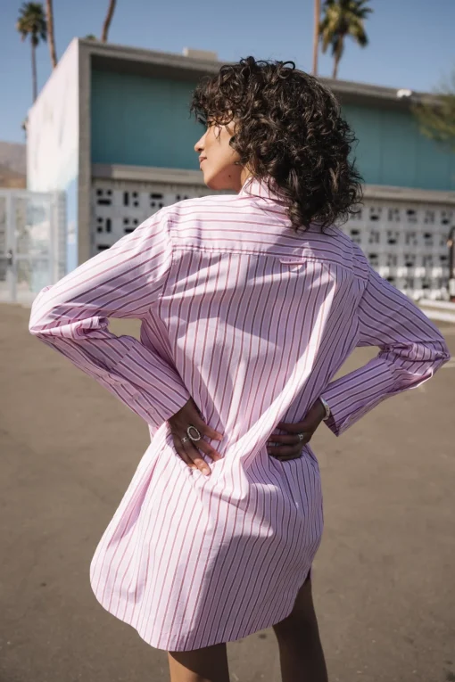 Dresses & Skirts*Freeman T. Porter Restine Stripes pink