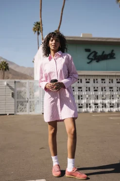 Dresses & Skirts*Freeman T. Porter Restine Stripes pink