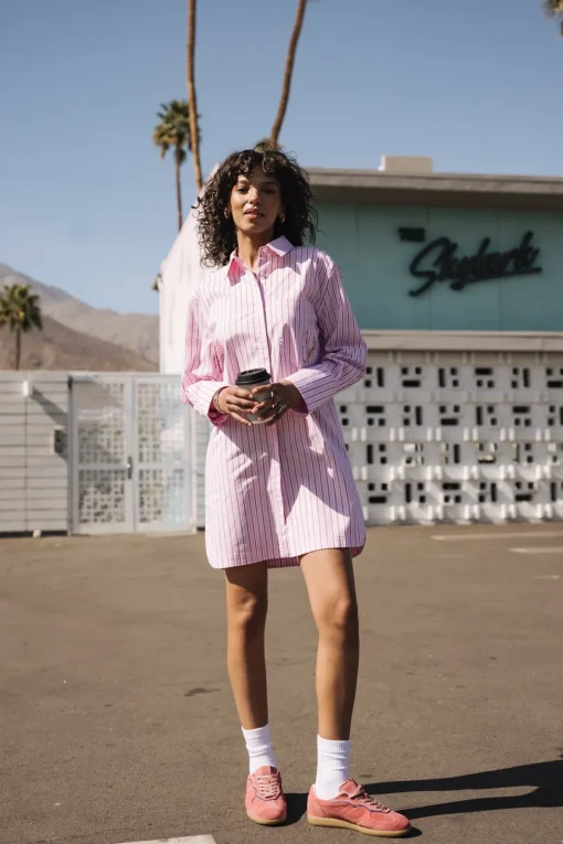 Dresses & Skirts*Freeman T. Porter Restine Stripes pink