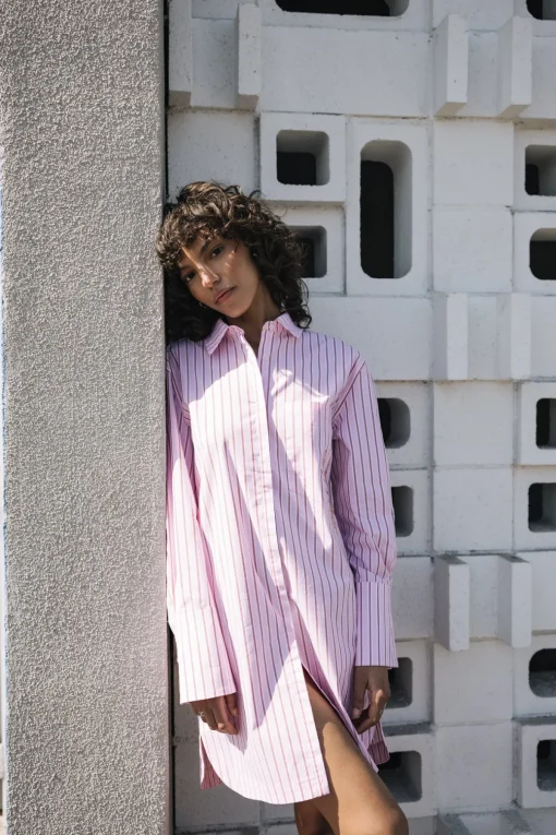 Dresses & Skirts*Freeman T. Porter Restine Stripes pink